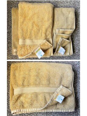 Martha Stewart Essentials 2-Piece Towel Set in Yellow